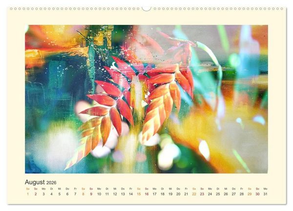 Produktbild: Fotografie trifft Malerei (hochwertiger Premium Wandkalender 2026 DIN A2 quer), Kunstdruck in Hochglanz