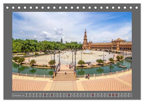 Produktbild: Ein Herz f&uuml;r Sevilla (Tischkalender 2026 DIN A5 quer), CALVENDO Monatskalender