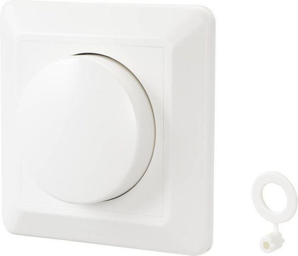 Produktbild: Sygonix SY-4697892 Drehdimmer Geeignet f&uuml;r Leuchtmittel: Halogenlampe, LED-Lampe, Gl&uuml;hlampe