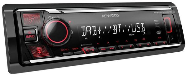 Kenwood KMMBT408DAB Autoradio Bluetooth®-Freisprecheinrichtung, Anschluss für Lenkradfernbedienung, DAB+ Tuner