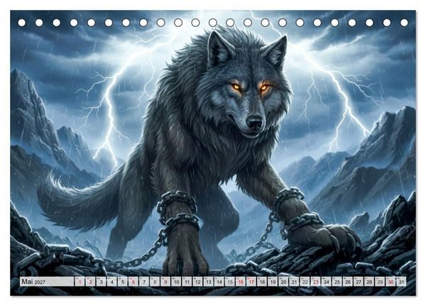 Produktbild: Ragnar&ouml;k &ndash; Die letzte Schlacht der G&ouml;tter (Tischkalender 2027 DIN A5 quer), CALVENDO Monatskalender