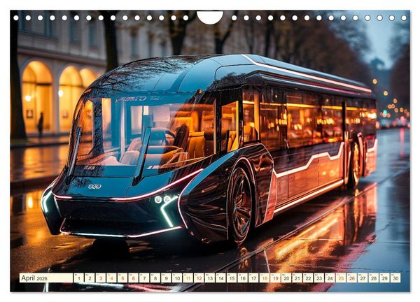 Produktbild: Busse Fantasien (Wandkalender 2026 DIN A4 quer), CALVENDO Monatskalender