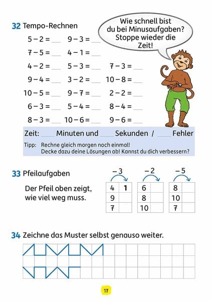 Produktbild: &Uuml;bungsheft 1. Klasse - Mathe trainieren