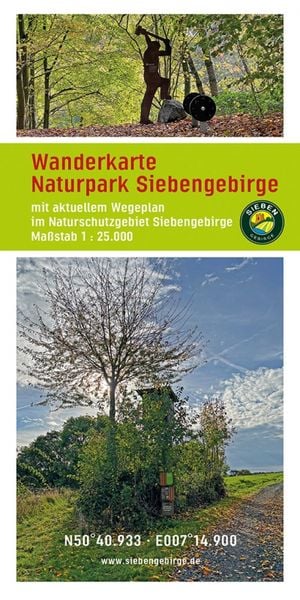 Produktbild: Wanderkarte Naturpark Siebengebirge 1:25.000