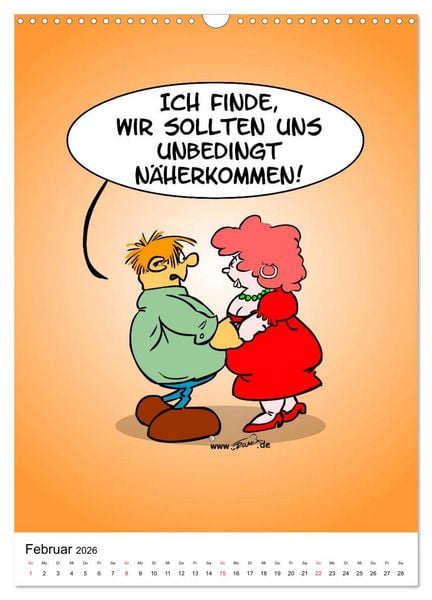 Produktbild: Trumix Cartoons - Nichts geht mehr (Wandkalender 2026 DIN A3 hoch), CALVENDO Monatskalender