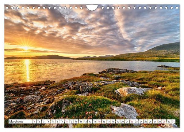Produktbild: Outer Hebrides - Scotland Scottish dream beaches and landscapes (Wall Calendar 2026 DIN A4 landscape), CALVENDO 12 Month Wall Calendar