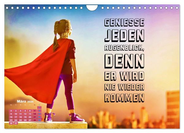 Produktbild: Work - Life - Balance - unterwegs mit coolen Spr&uuml;chen (Wandkalender 2026 DIN A4 quer), CALVENDO Monatskalender
