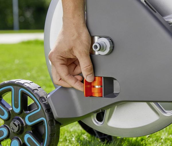 Produktbild: GARDENA 18550-20 CleverRoll L Easy Metall Schlauchwagen 1 St. Silber
