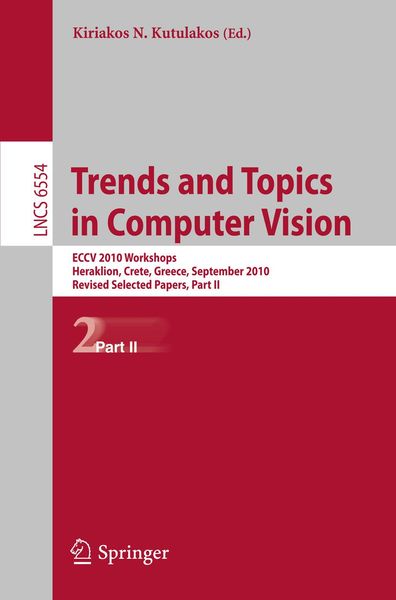 Produktbild: Trends and Topics in Computer Vision