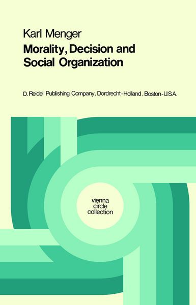 Produktbild: Morality, Decision and Social Organization
