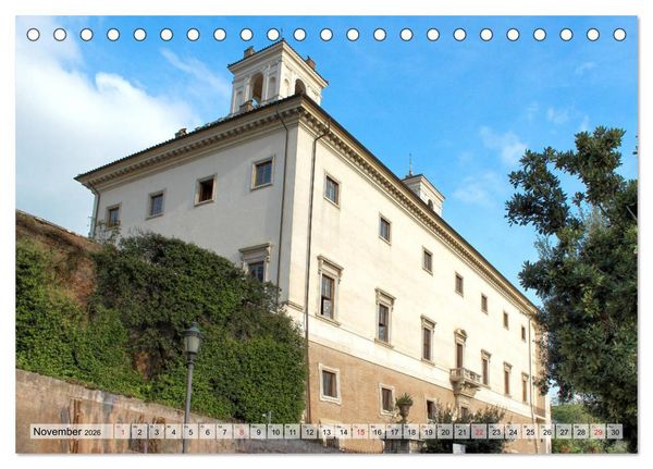 Produktbild: Altes Rom - Impressionen (Tischkalender 2026 DIN A5 quer), CALVENDO Monatskalender