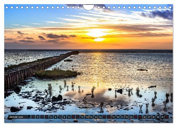 Produktbild: Naturlandschaft WATTENMEER (Wandkalender 2026 DIN A4 quer), CALVENDO Monatskalender