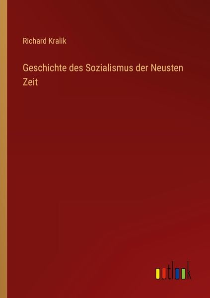 Produktbild: Geschichte des Sozialismus der Neusten Zeit