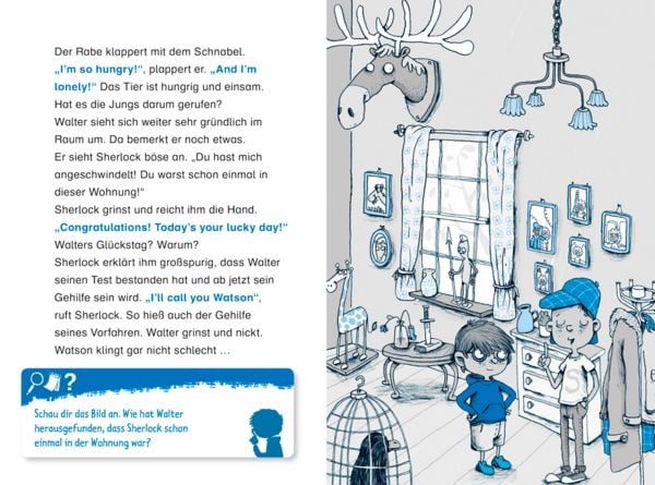 Produktbild: Duden Leseprofi &ndash; Sherlock Junior &hellip; seine spannendsten F&auml;lle, Erstes Englisch