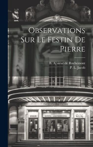 Produktbild: Observations Sur Le Festin De Pierre