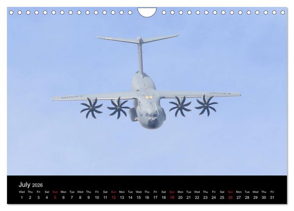 Produktbild: Airbus A400M Atlas (Wall Calendar 2026 DIN A4 landscape), CALVENDO 12 Month Wall Calendar