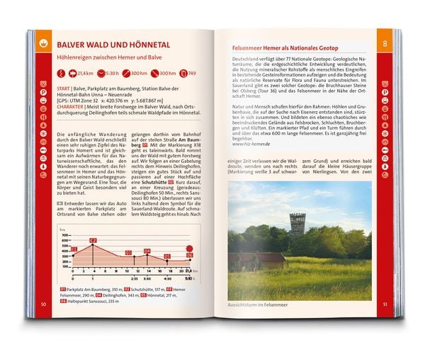 Produktbild: KOMPASS Wanderführer Sauerland mit Rothaarsteig, 50 Touren mit Extra-Tourenkarte