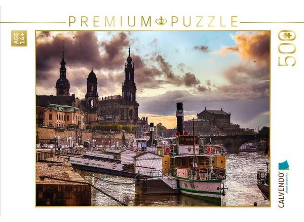 CALVENDO Puzzle Das Terrassenufer | 500 Teile Lege-Größe 48 × 36 cm Foto-Puzzle für Erwachsene