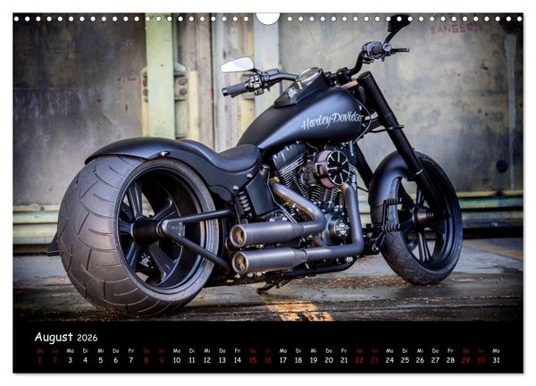 Produktbild: Best of Custom- and Showbikes Kalender (Wandkalender 2026 DIN A3 quer), CALVENDO Monatskalender