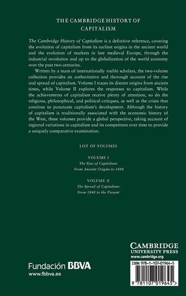 Produktbild: The Cambridge History of Capitalism