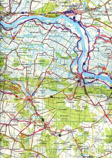 Produktbild: BVA ADFC Regionalkarte Elbe Wendland 1:75.000