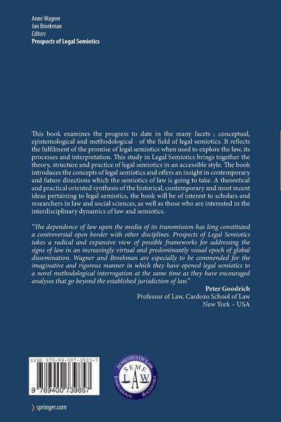 Produktbild: Prospects of Legal Semiotics