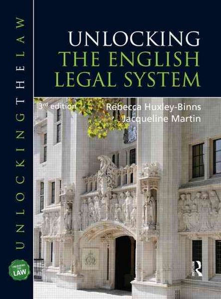 Produktbild: Unlocking the English Legal System