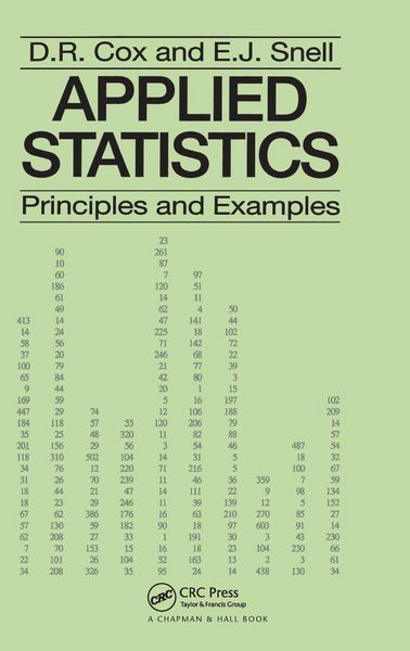 Produktbild: Applied Statistics - Principles and Examples