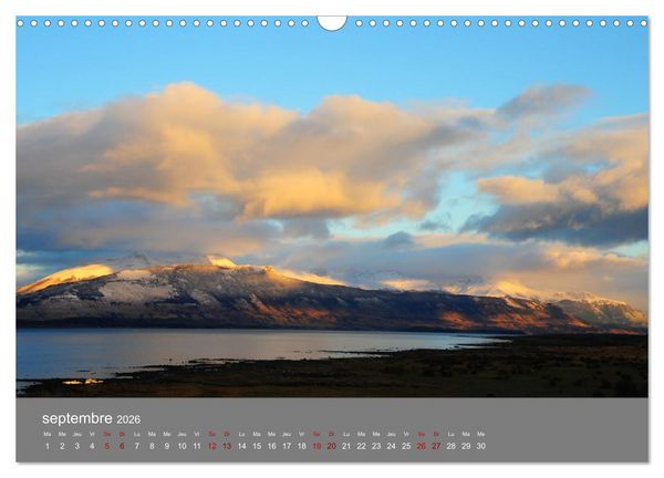 Produktbild: Patagonie Chilienne (Calendrier mural 2026 DIN A3 vertical), CALVENDO calendrier mensuel