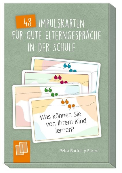 Produktbild: 48 Impulskarten f&uuml;r gute Elterngespr&auml;che in der Schule
