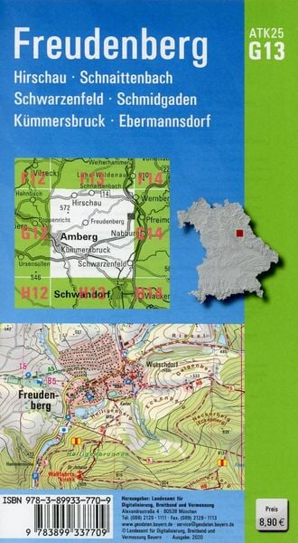 Produktbild: Freudenberg 1 : 25 000