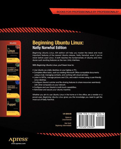 Produktbild: Beginning Ubuntu Linux