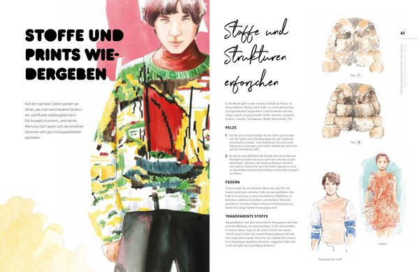 Produktbild: Watercolor Fashion Illustration. Schritt f&uuml;r Schritt zur perfekten Modeillustrationen mit Wasserfarben.