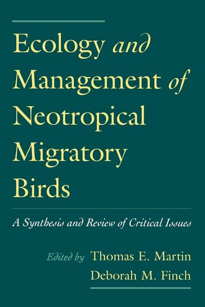 Produktbild: Ecology and Management of Neotropical Migratory Birds