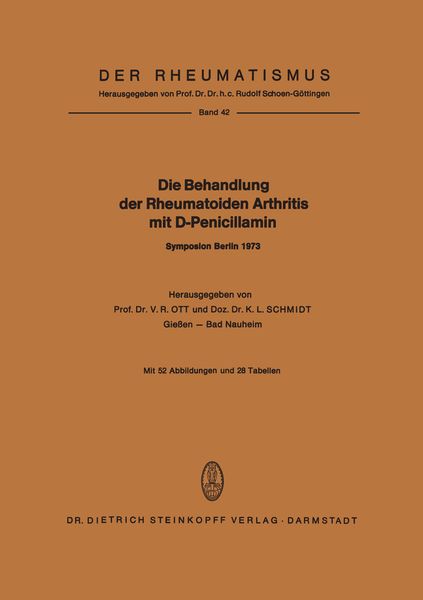 Produktbild: Die Behandlung der Rheumatoiden Arthritis mit D-Penicillamin