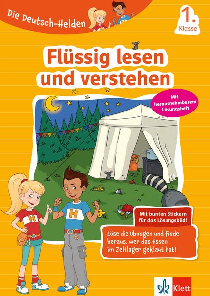 Produktbild: Die Deutsch-Helden Fl&uuml;ssig lesen und verstehen 1. Klasse
