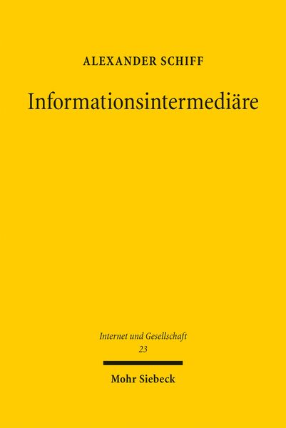 Produktbild: Schiff, A: Informationsintermedi&auml;re