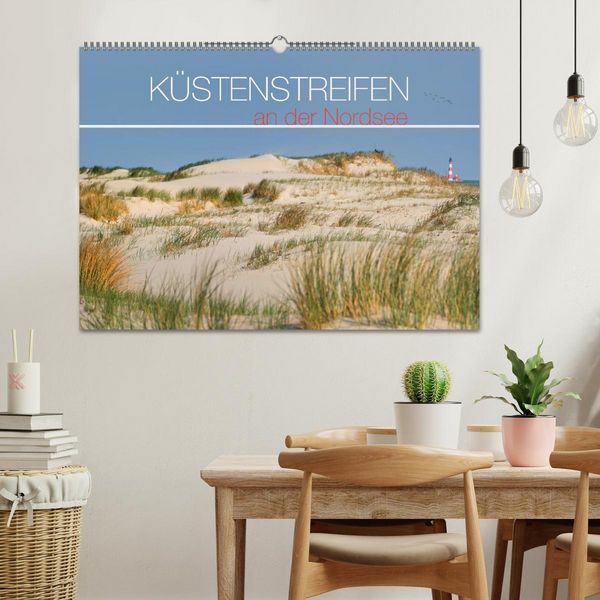Produktbild: K&uuml;stenstreifen an der Nordsee (Wandkalender 2026 DIN A2 quer), CALVENDO Monatskalender