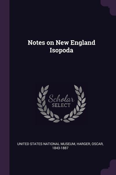 Produktbild: Notes on New England Isopoda