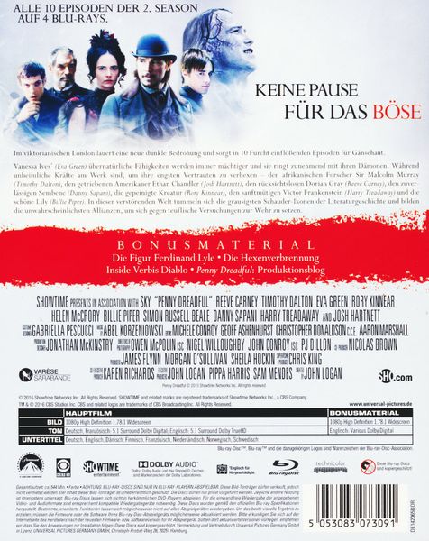 Penny Dreadful - Staffel 2 [4 BRs]