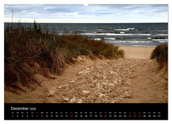 Produktbild: Usedom 2026 (Wandkalender 2026 DIN A2 quer), CALVENDO Monatskalender