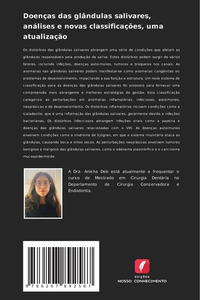 Produktbild: Doen&ccedil;as das gl&acirc;ndulas salivares, an&aacute;lises e novas classifica&ccedil;&otilde;es, uma atualiza&ccedil;&atilde;o