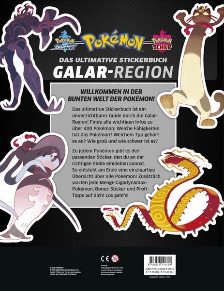 Produktbild: Pok&eacute;mon: Das ultimative Stickerbuch: Galar-Region