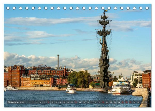 Produktbild: Moskauer Perspektiven (Tischkalender 2026 DIN A5 quer), CALVENDO Monatskalender