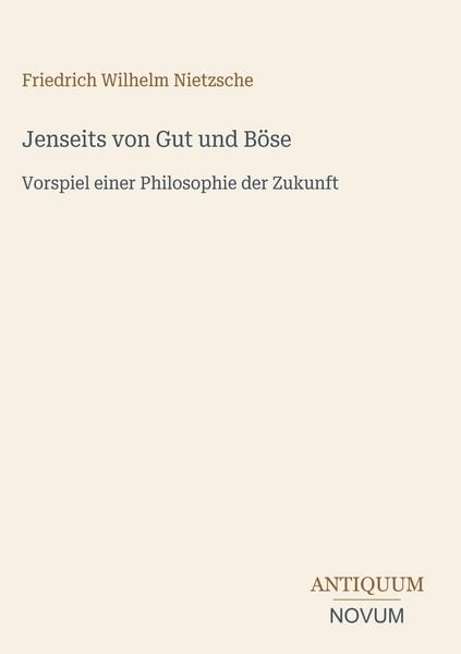 Produktbild: Jenseits von Gut und B&ouml;se