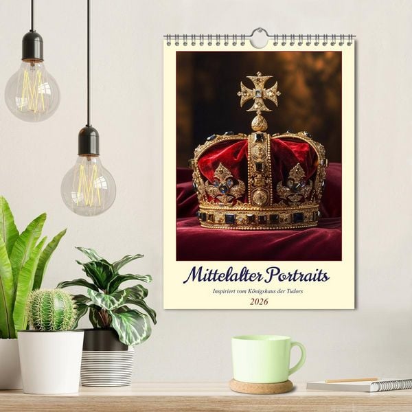 Produktbild: Mittelalter Portraits. Inspiriert vom K&ouml;nigshaus der Tudors (Wandkalender 2026 DIN A4 hoch), CALVENDO Monatskalender