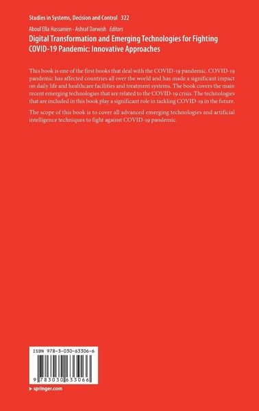 Produktbild: Digital Transformation and Emerging Technologies for Fighting COVID-19 Pandemic: Innovative Approaches