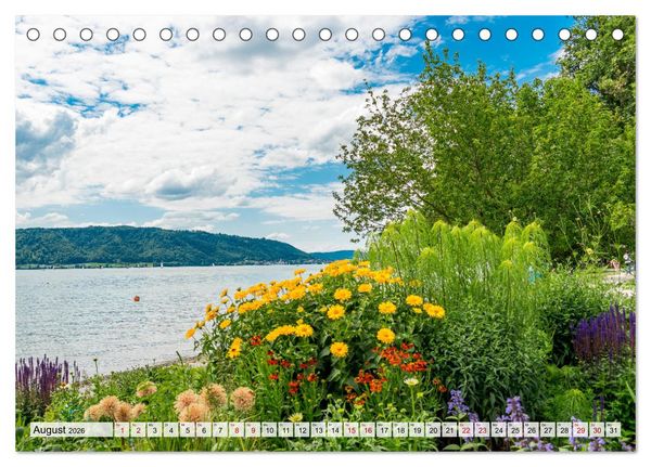 Produktbild: Traumhafter Bodensee (Tischkalender 2026 DIN A5 quer), CALVENDO Monatskalender