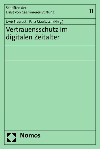 Produktbild: Vertrauensschutz im digitalen Zeitalter