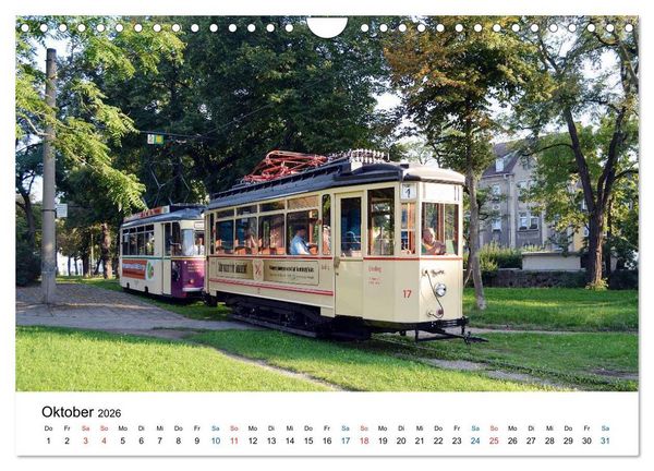 Produktbild: Naumburgs historische Stra&szlig;enbahn (Wandkalender 2026 DIN A4 quer), CALVENDO Monatskalender